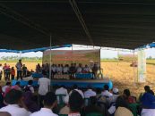 Plt. Kadis Kominfo menghadiri Panen Raya Perdana di Desa Telang Rejo